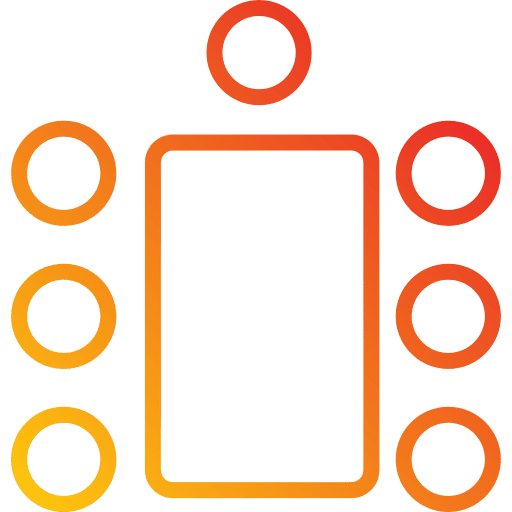 Meeting room office communications business icon Meeting room office communications business icon