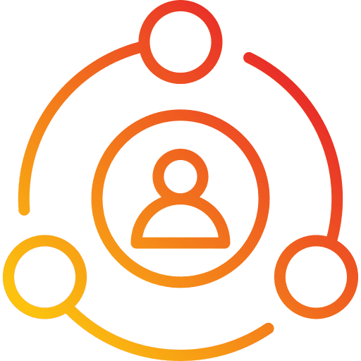 Social user social connector icon Social user social connector icon