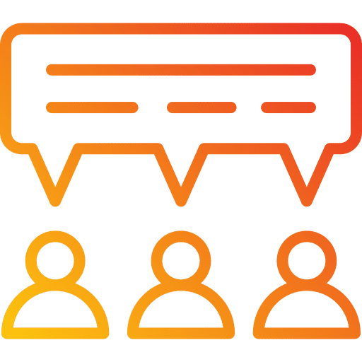 Discussion counselling conversation communications icon Discussion counselling conversation communications icon