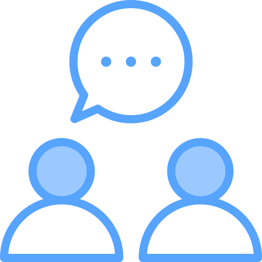 Chat conversation communications counseling icon