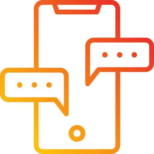Smartphone dialogue online chat conversation icon Smartphone dialogue online chat conversation icon