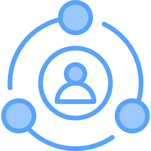 Social user group social media icon