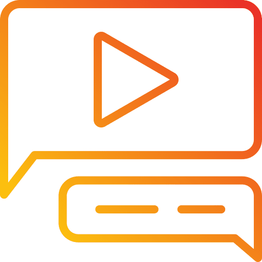 Video online communications film icon Video online communications film icon