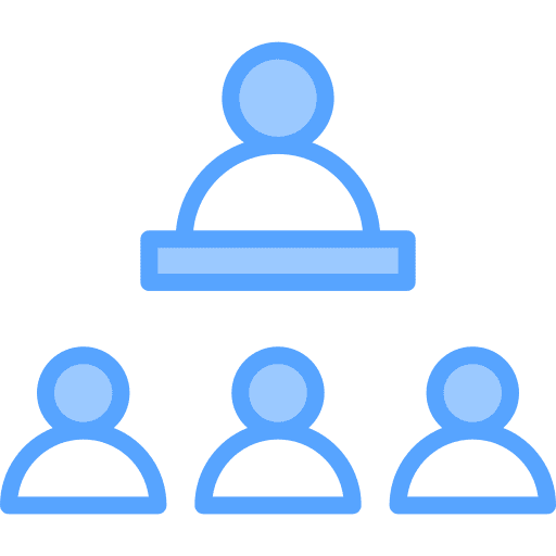 Conference leader conference campaign icon