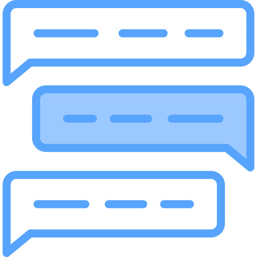 Discussion chat communications talk icon