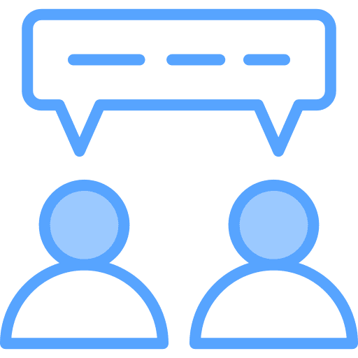 Discussion counseling communications discussion icon