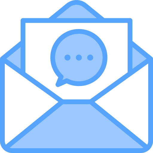 Mail chat envelope conversation icon