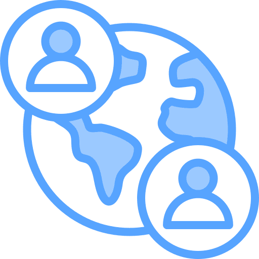 Network worldwide connection world icon