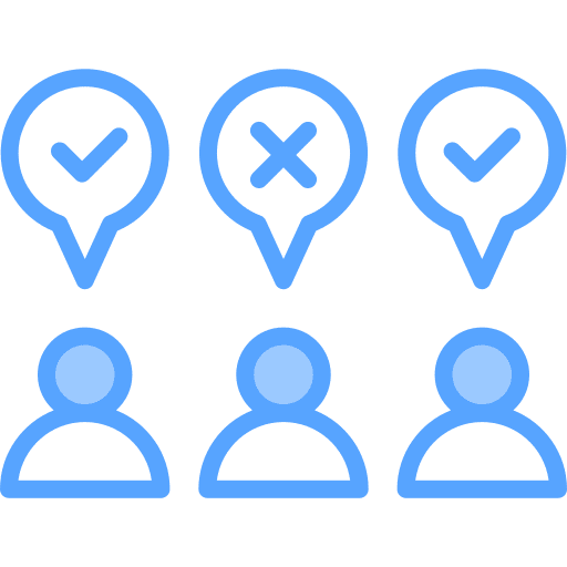 Vote democracy poll yes icon