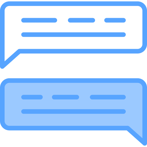 Discussion chat communications conversation icon