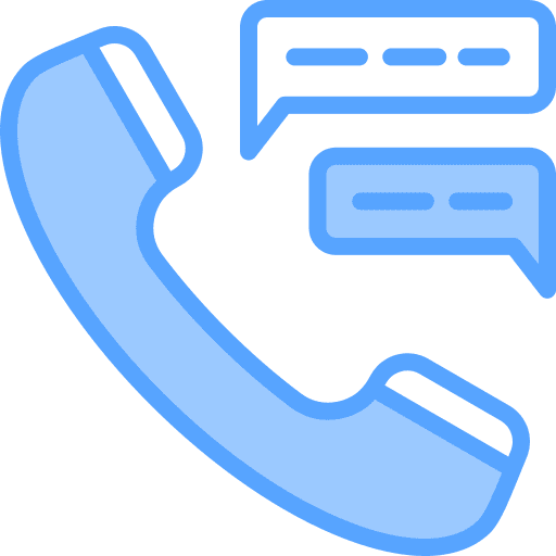 Phone call talking conversation chat icon