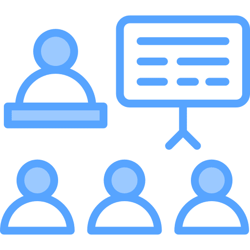 Presentation training communications conference icon