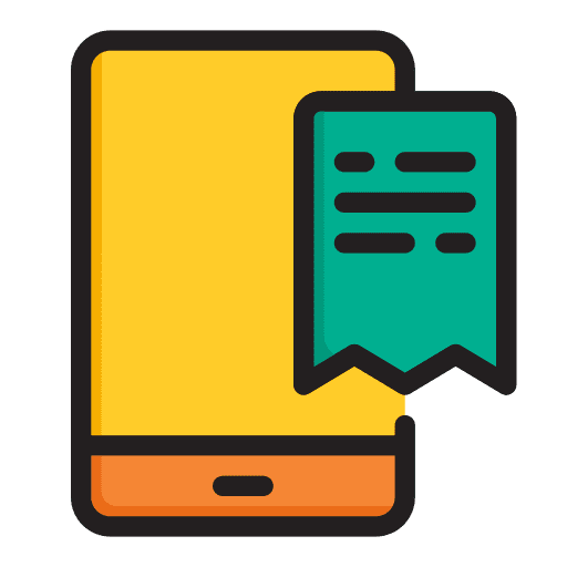 Invoice bill commerce electronics icon