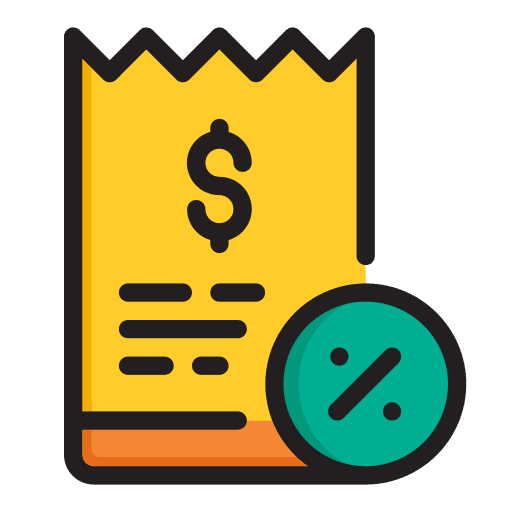 Invoice commerce and shopping ticket validating ticket icon Invoice commerce and shopping ticket validating ticket icon