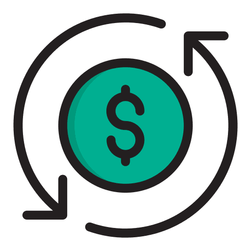Money investment bill business and finance icon