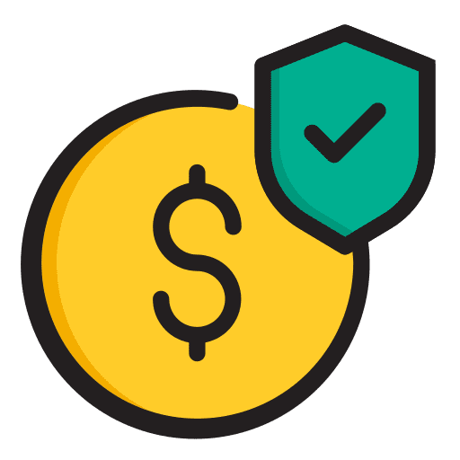 Money protection money banking icon Money protection money banking icon