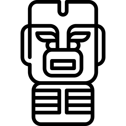 Kunz axe statue head mexico icon