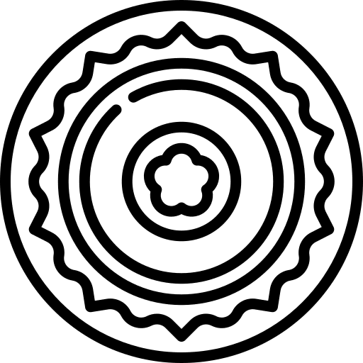 Plate ceramics plate handmade icon