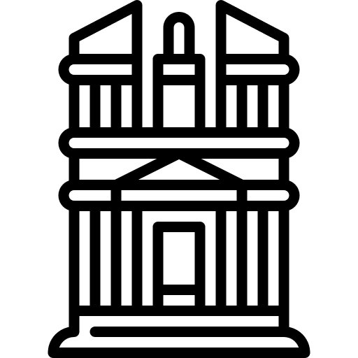 Petra gate architecture architecture and city icon