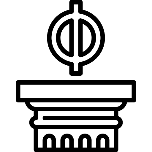 Philosophy symbol golden ratio science icon