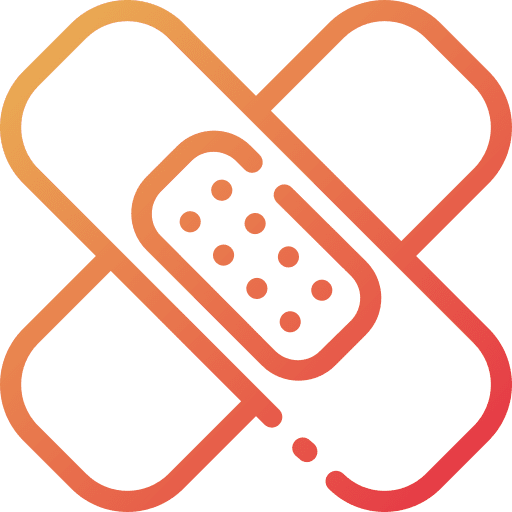 Band aid healthcare and medical band aid medical icon