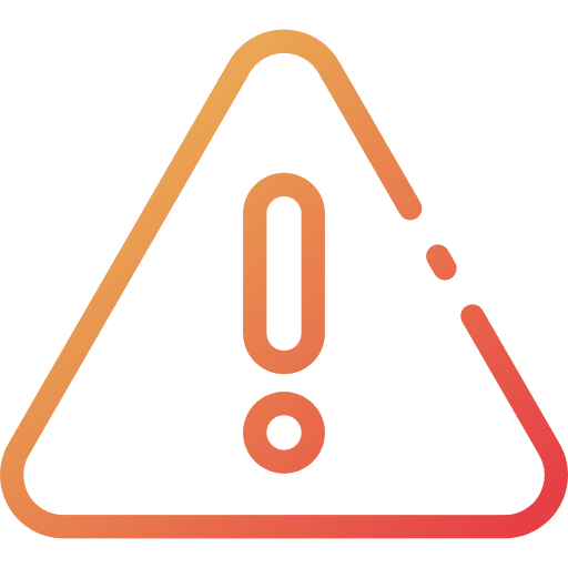 Caution warning issue critical icon