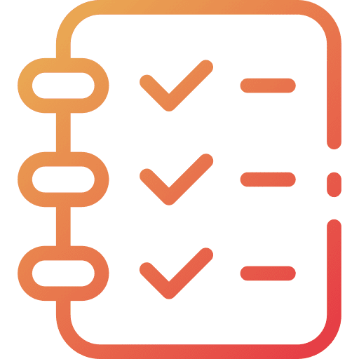 Plan note notebook study icon
