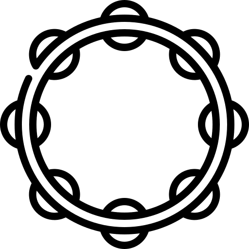 Tambourine tambourine music instrument percussion instrument icon