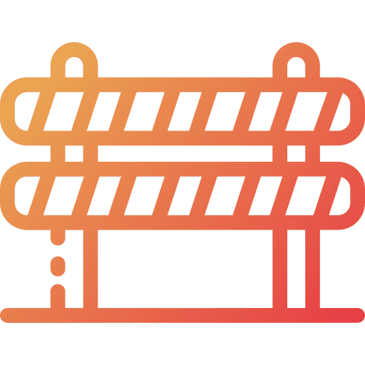 Barrier road barrier warning sign traffic barrier icon Barrier road barrier warning sign traffic barrier icon