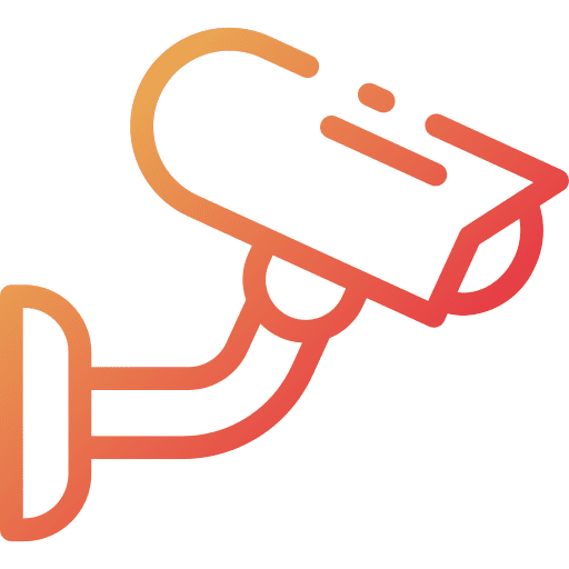 Cctv security camera security system icon