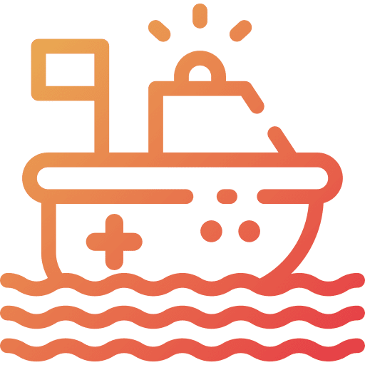 Rescue boat ocean ship transportation icon Rescue boat ocean ship transportation icon