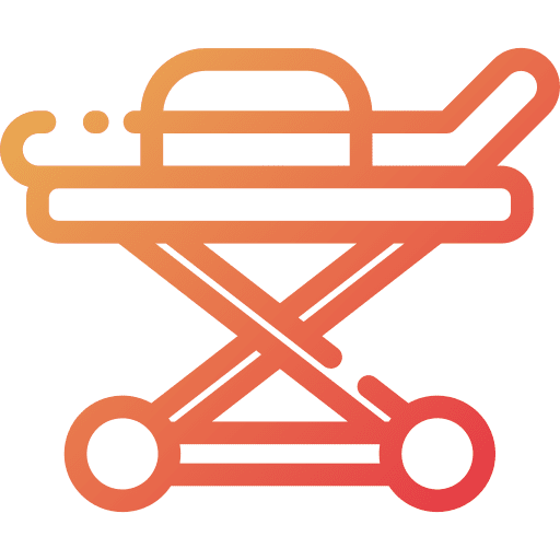 Stretcher health gurney patient icon Stretcher health gurney patient icon