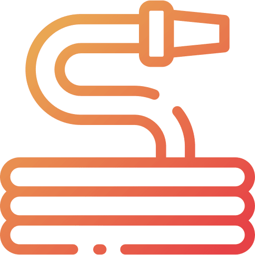 Water hose construction and tools hosepipe farming and gardening icon Water hose construction and tools hosepipe farming and gardening icon