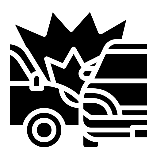 Accident car car crash transportation insurance icon