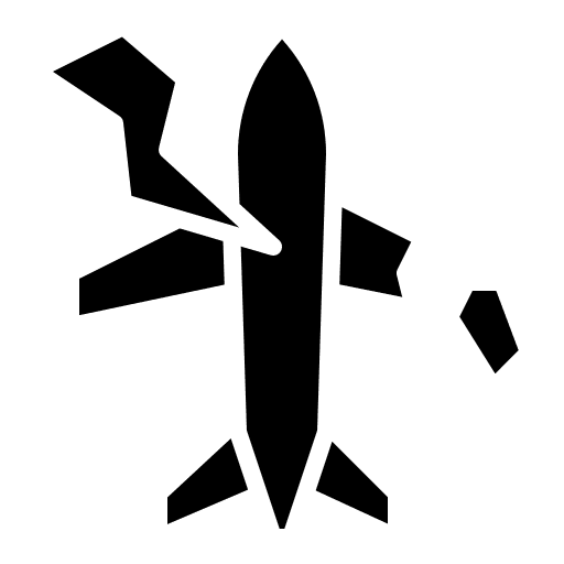 Accident safe flight air transportation icon Accident safe flight air transportation icon