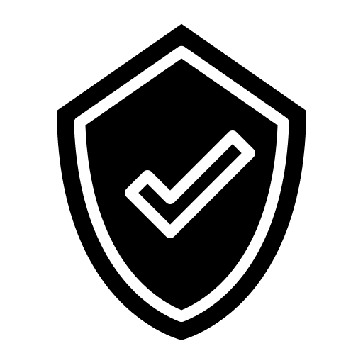 Insurance security protection shield icon Insurance security protection shield icon