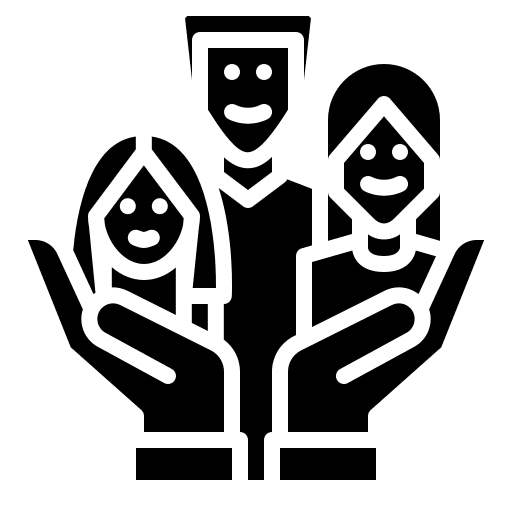 Life protection insurance protection safe icon Life protection insurance protection safe icon