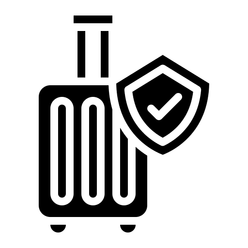 Travel insurance travel insurance security travelling icon