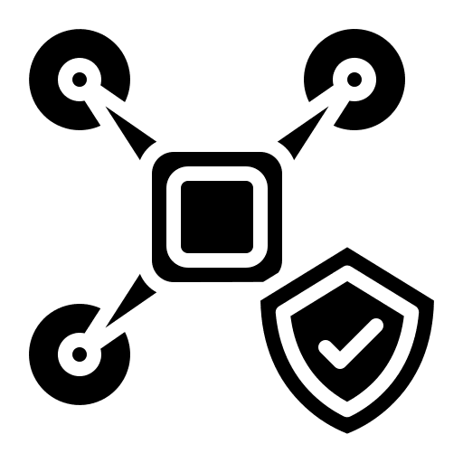 Warranty drone technology gadget icon Warranty drone technology gadget icon