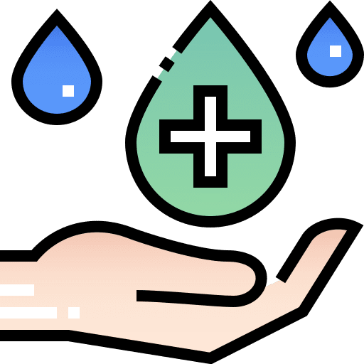 Sanitizer sanitary anti-bacterial disinfect icon