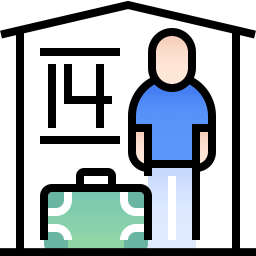 Quarantine luggage journey quarantine icon Quarantine luggage journey quarantine icon