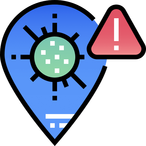 Tracking app healthcare and medical pin mobile app icon