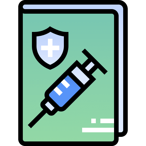 Vaccination healthcare and medical protection syringe icon Vaccination healthcare and medical protection syringe icon
