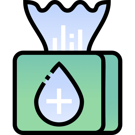 Wipe disinfect clean anti-bacterial icon Wipe disinfect clean anti-bacterial icon