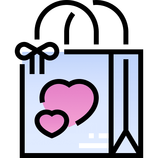 Gift bag gift gift bag love icon Gift bag gift gift bag love icon