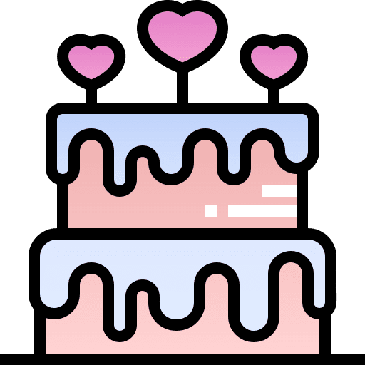 Wedding cake valentine romance celebration icon Wedding cake valentine romance celebration icon
