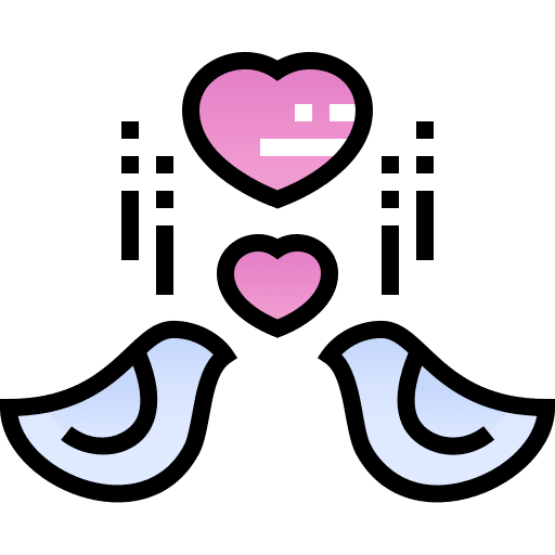 Love birds birds romance valentine icon Love birds birds romance valentine icon