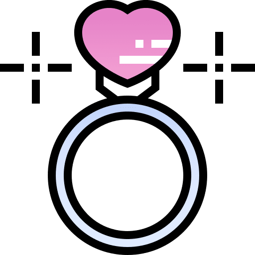 Ring romance marry heart icon Ring romance marry heart icon