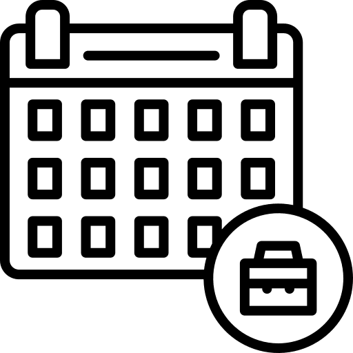 Schedule organization schedule administration icon Schedule organization schedule administration icon