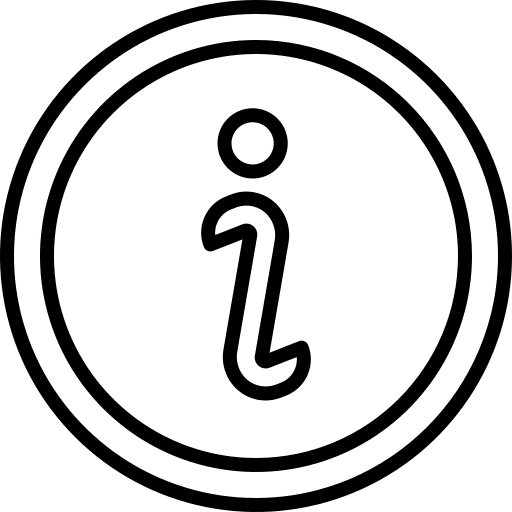 Info about communications customer service icon
